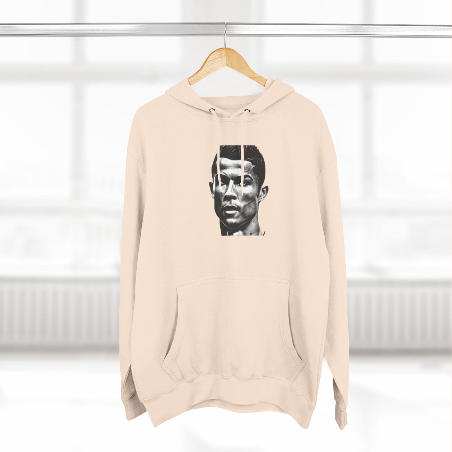 Three-Panel Fleece Hoodie