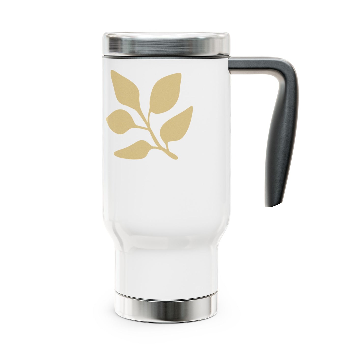 Stainless Steel Travel Mug with Handle, 14oz