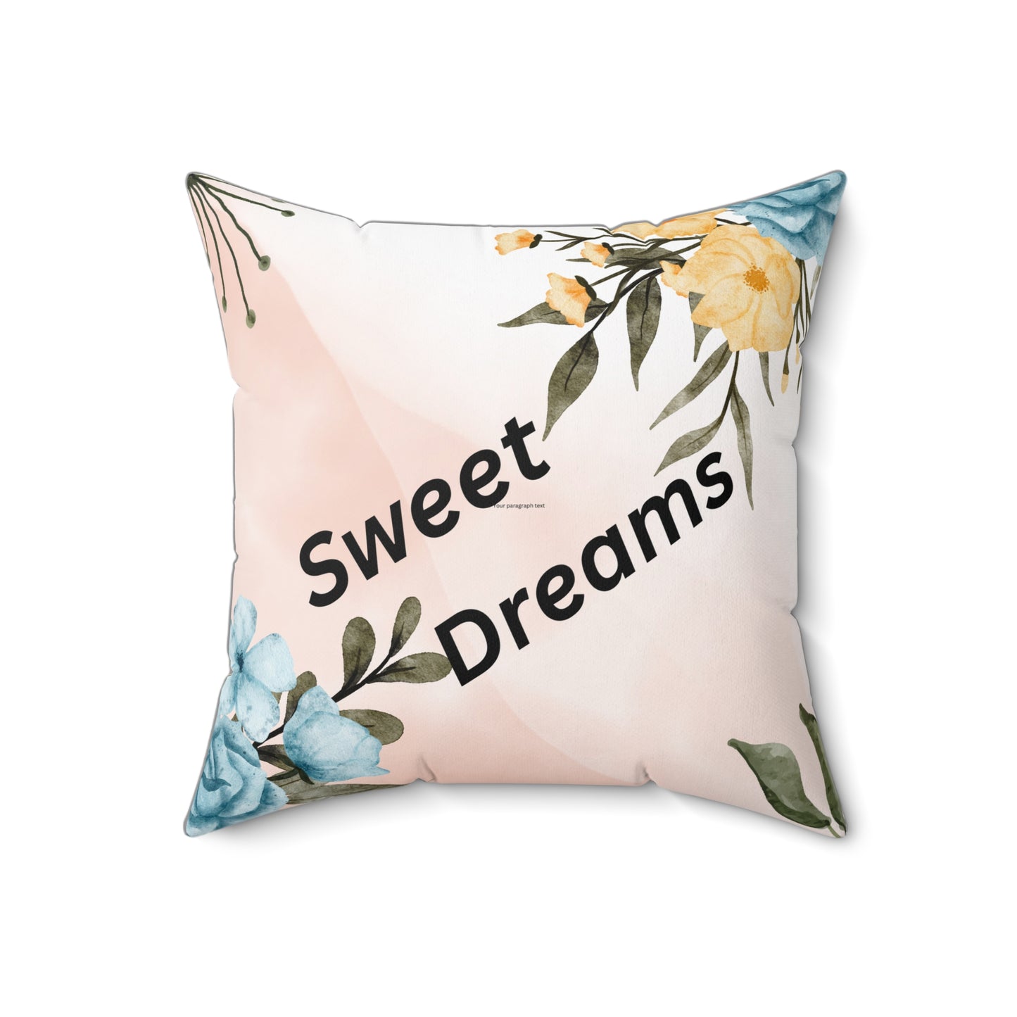 Spun Polyester Square Pillow