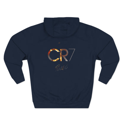 Three-Panel Fleece Hoodie