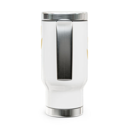 Stainless Steel Travel Mug with Handle, 14oz