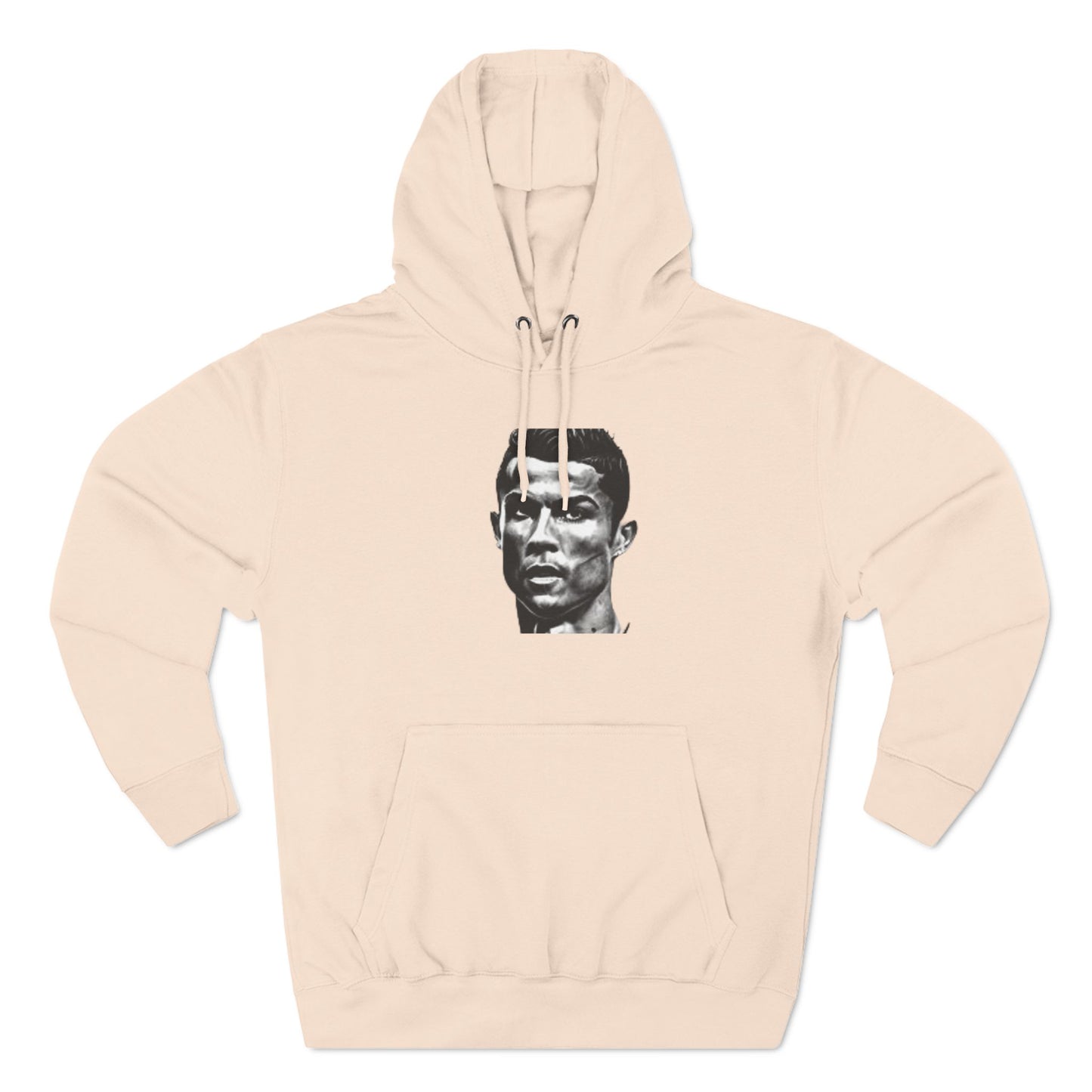 Three-Panel Fleece Hoodie
